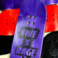 RageQuit X Five Luck Tech 5 Standard 34mm Blank - Purple/Black